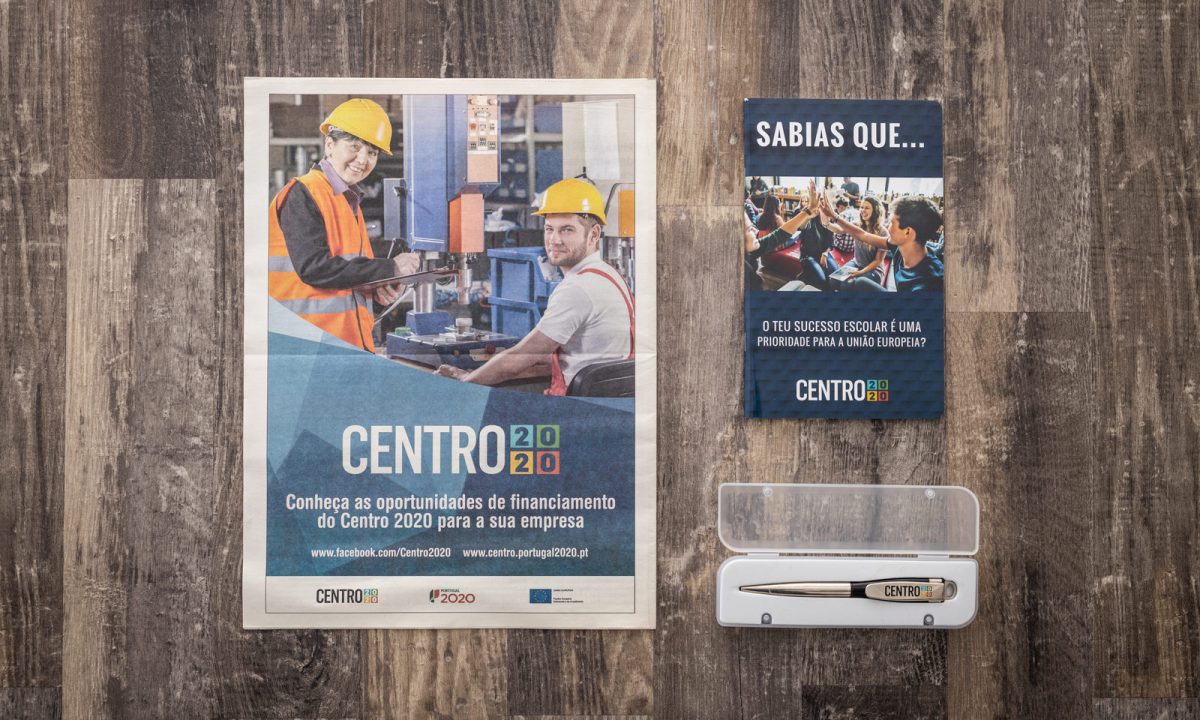 Centro 2020 Design editorial - anúncio